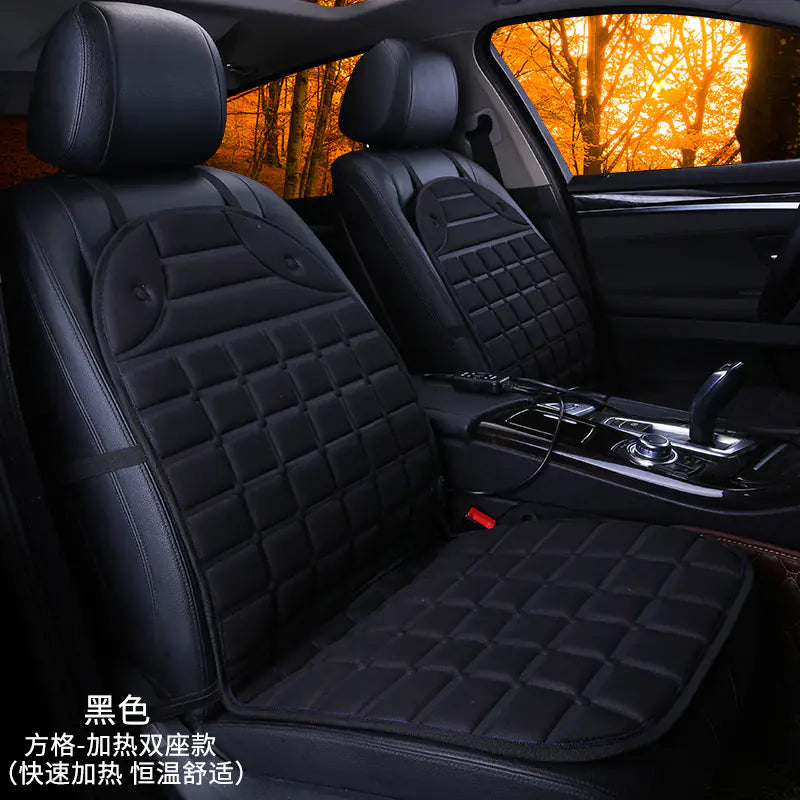 Heated Square Car Seat Cushion for Winter Decor