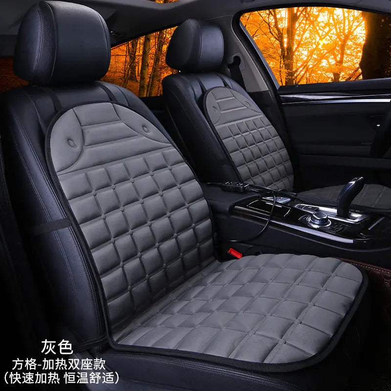 Heated Square Car Seat Cushion for Winter Decor
