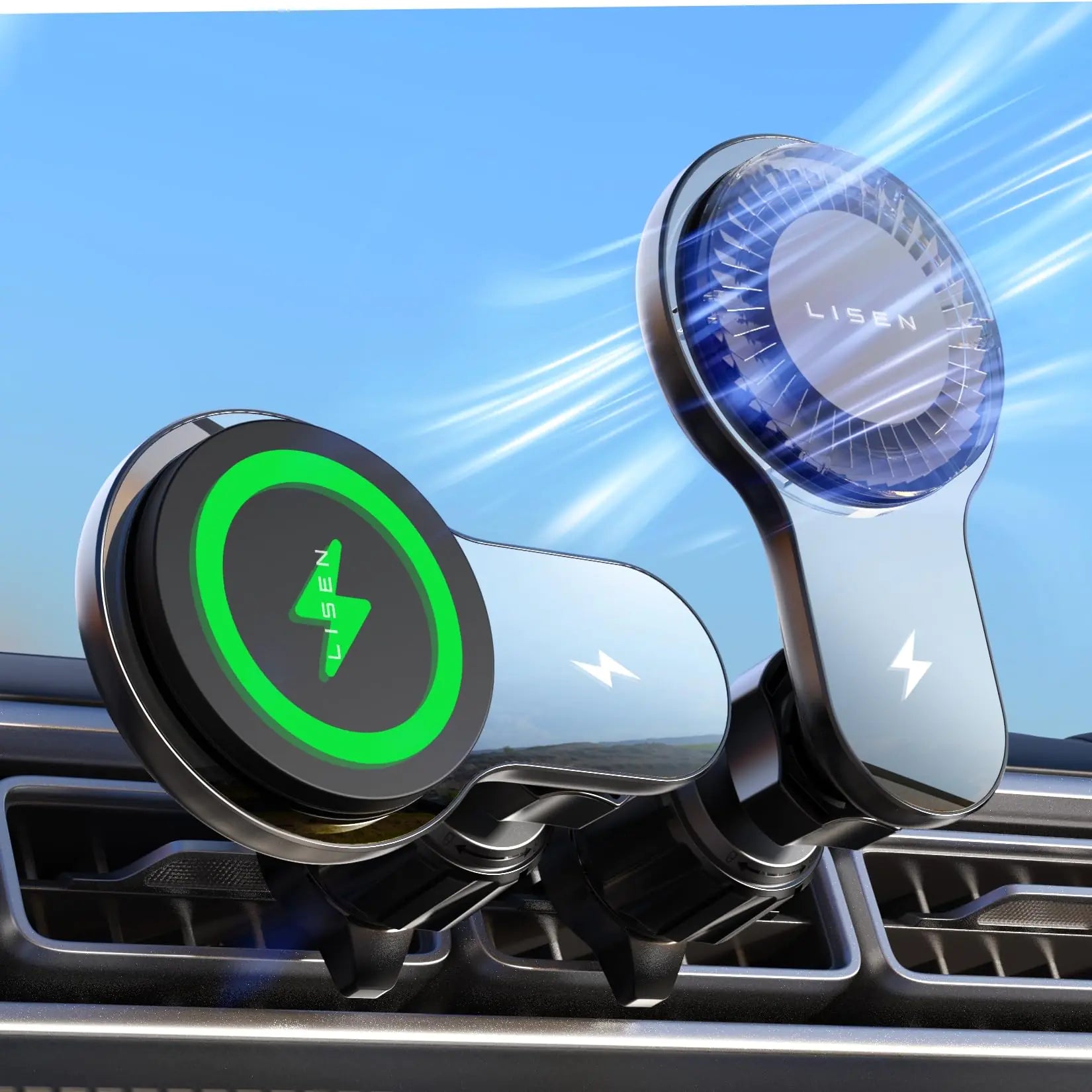 LISEN for 15W MagSafe Car Mount Charger Vent