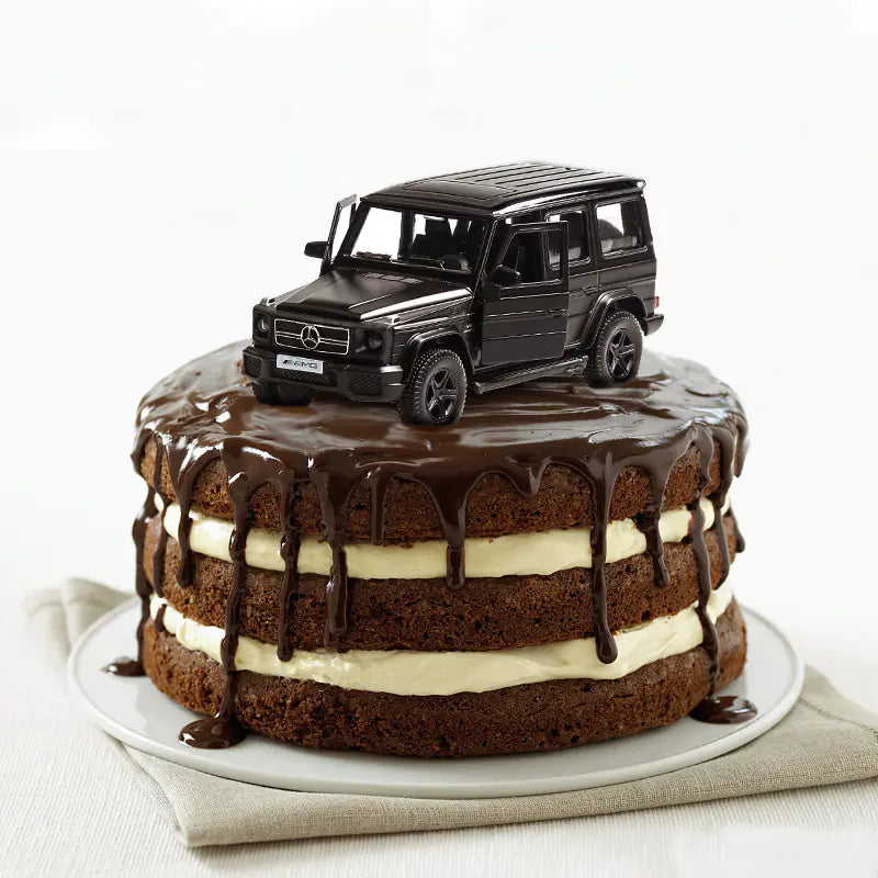 Boxed Mercedes G63 Matte Black Alloy Car Model