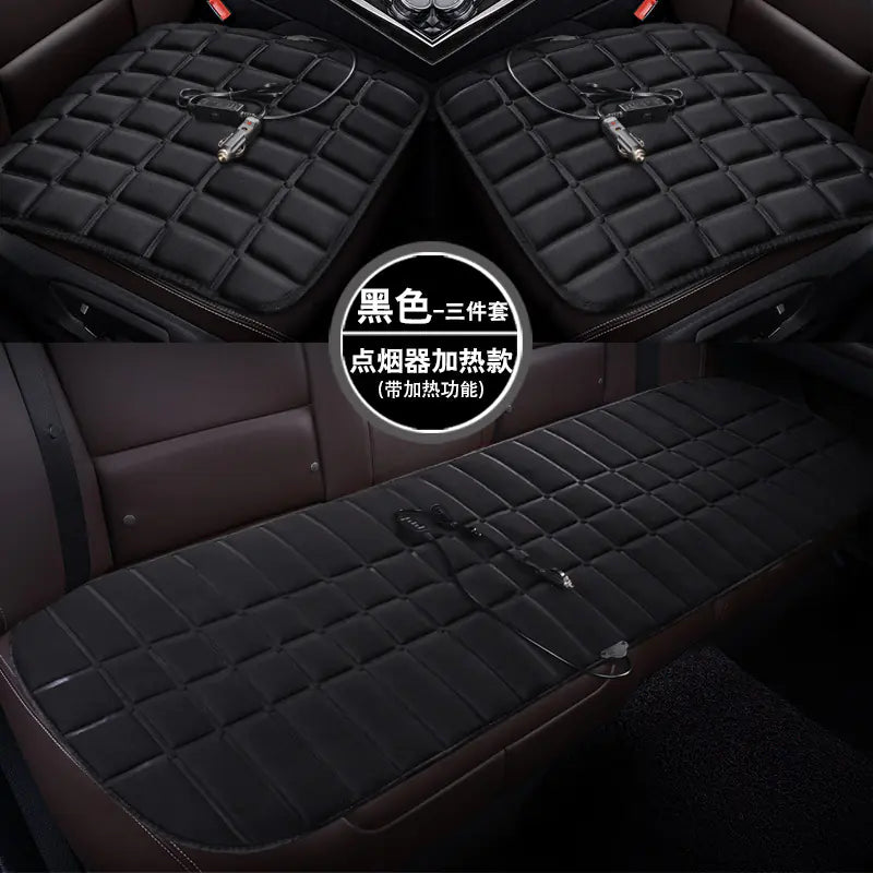 Heated Square Car Seat Cushion for Winter Decor
