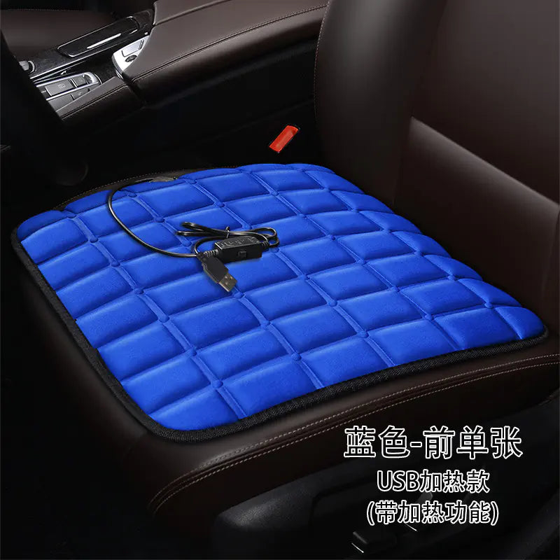 Heated Square Car Seat Cushion for Winter Decor