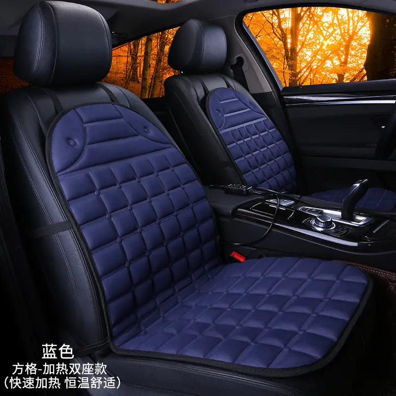 Heated Square Car Seat Cushion for Winter Decor