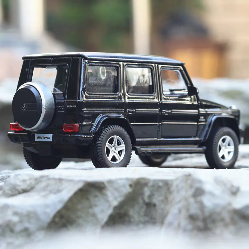 Boxed Mercedes G63 Matte Black Alloy Car Model