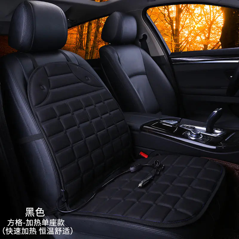 Heated Square Car Seat Cushion for Winter Decor