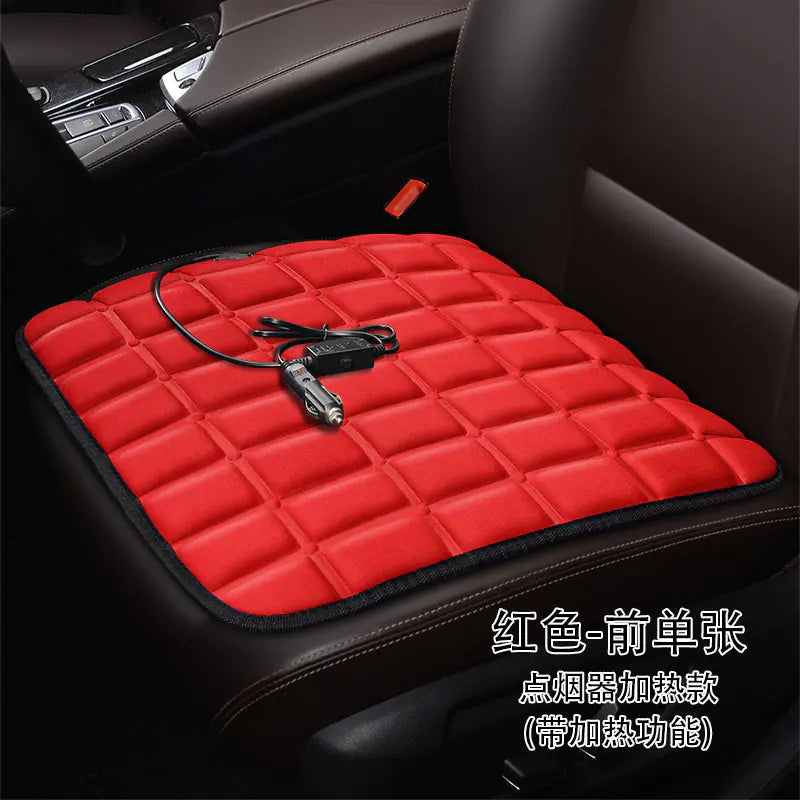 Heated Square Car Seat Cushion for Winter Decor